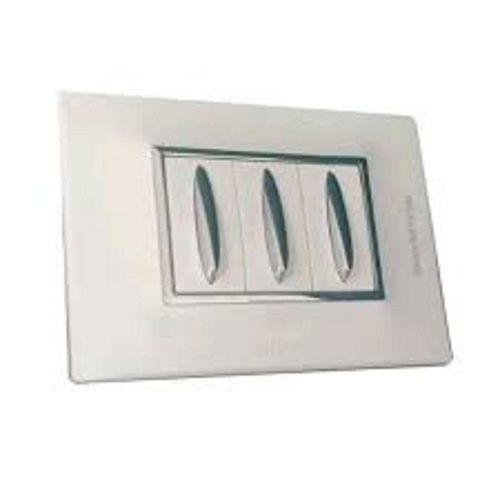 Strong Long-Lasting Durable White Electrical Switch Boards For Home, Office 