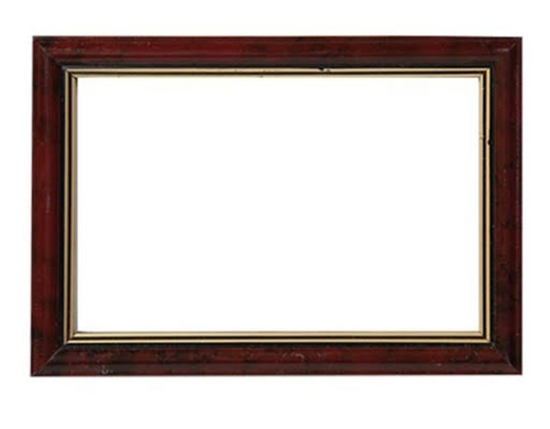 Wall Mounted Elegant Stylish And Decorative Wooden Photo Frame - Brown Solid Wood 12x15 inches, Rectangle Shape, Beveled Edge Design, Matte Finish