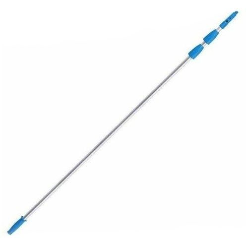 White And Blue Aluminium Material Solar Panel Mop Stick Length 4 Feet