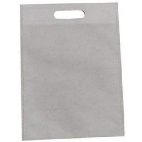 White Plain D Cut Non Woven Bag