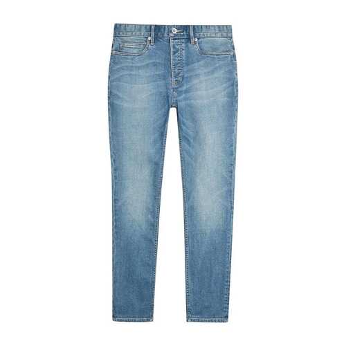 100 Percent Comfortable And Stretchable Blue Denim Jeans For Women Casual Wear