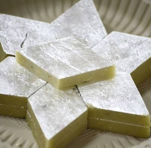 Rich In Aroma Delicious Hygienically Prepared Silver Coated Sweet Kaju Katli Carbohydrate: 2 Percentage ( % )