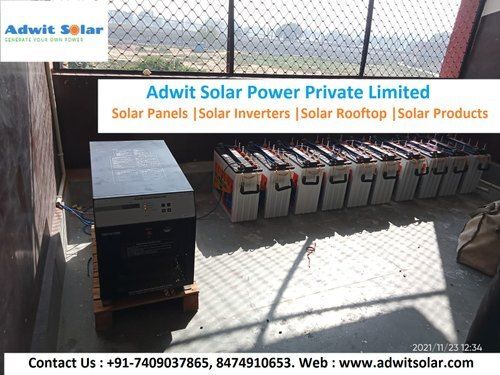 White 24 Volt,10 Kw Customized Battery Off Grid Solar Power Plants