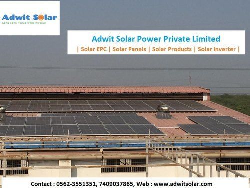 Blue 24 Volt,10 Kw Customized Mounting Structure Industrial Solar Power Plant