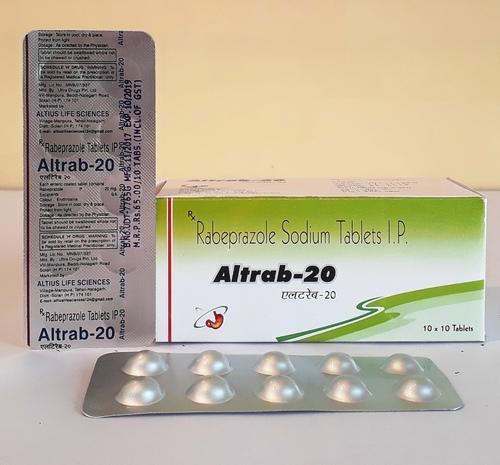 Altrab 20 Rabeprazole Sodium Tablets I.p. , 10 X 10 Tab General Medicines