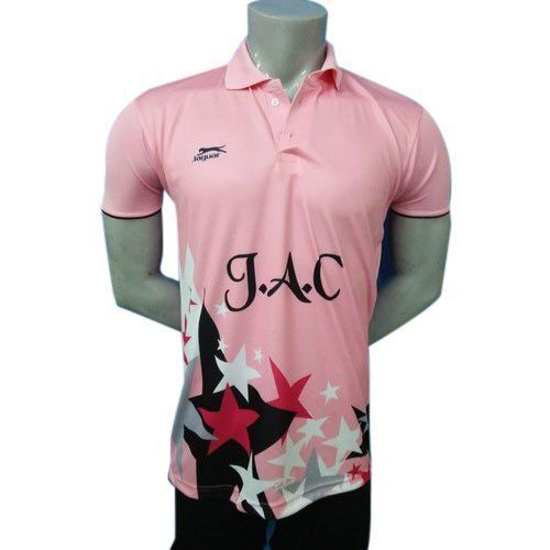 Breathable Skin Friendly Wrinkle Free Comfortable Light Weight Polyester Printed Sports T-Shirt For Men