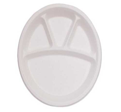 Biodegradable Eco Friendly Lightweight Round Plain White Disposable Paper Plates Application: Event And Party