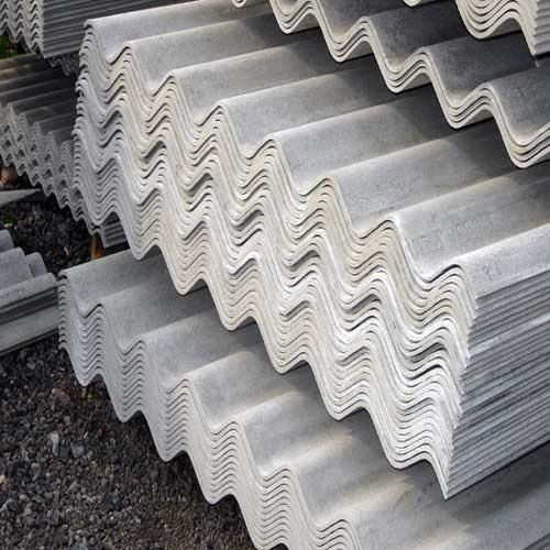 Rectangular Grey Colour Cement Sheets For Roofing With 6 Feet Length And 6 Feet Widths