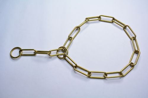 Gsd Brass Choke Chain Application: Dog