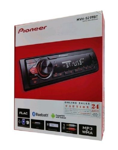 Black Highly Durable Bluetooth Supported Pioneer Mvh-S219Bt Fm Usb Player