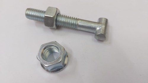 Long Durable And Corrosion Resistant Mild Steel Nut Bolt For Industrial Use Diameter: 22 Mm Millimeter (Mm)