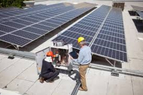 Ss Preventive Maintenance Operation Generator Blue Solar Panel Service
