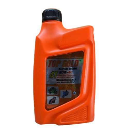 Superior Performance 900Ml Top Gold Motor Cycle 4T Stroke Engine Oil In Plastic Bottle Packaging  Application: Vehicle