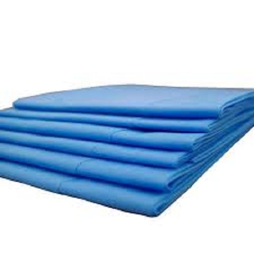 Tear Resistance Single Use Non Woven Disposable Blue Bed Sheets For Clinical Use