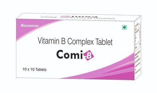 Vitamin B Complex Tablets, 10x10 Tablet Pack 