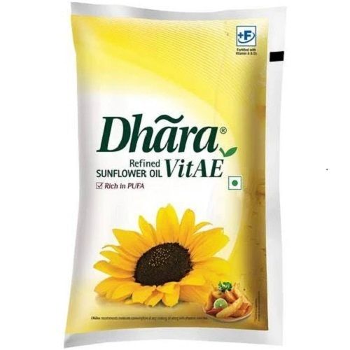 Common Natural Healthy Sun Lite Refined Sunflower Dhara Oil, Packs Of 1  Liter For Cooking Use at Best Price in Mathura | Arpit Chaudhary