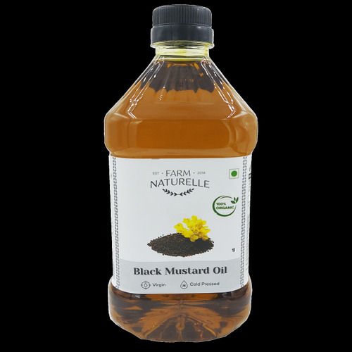 100 Percent Natural No Added Preservative Cold Pressed Virgin Black Mustard Oil