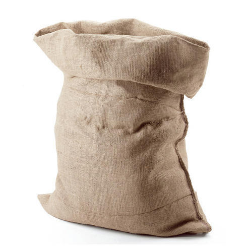 Brown Eco Friendly Firmly Sewn Tightly Woven Rice Jute Packaging Bag