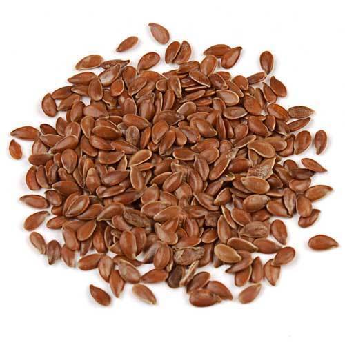 Brown Raw And Organic Flax Seed 