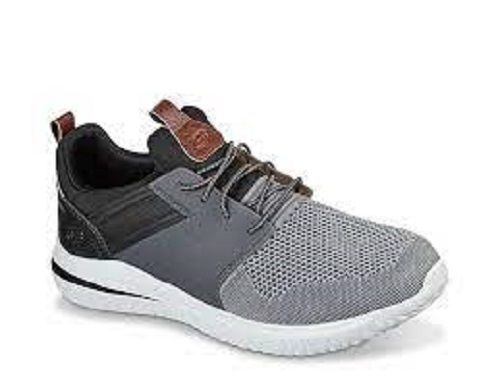 Brown Men Casual Wear Comfortable Light Weight Slip Resistance Gray Sports Shoes