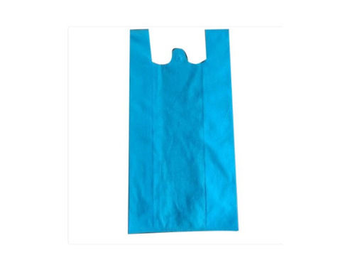 Plain Blue Non Woven W Cut Bags Size 9x12 Inch 36 Gsm Capacity 5 Kg Washable 