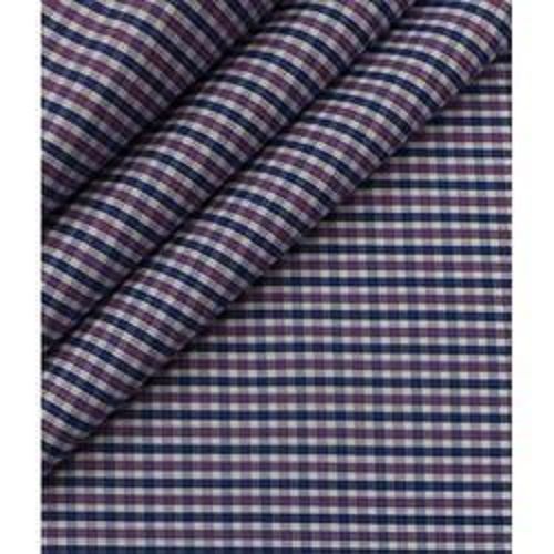 100% Pure Cotton Plain Pattern Checked Red And Blue Cotton Fabric