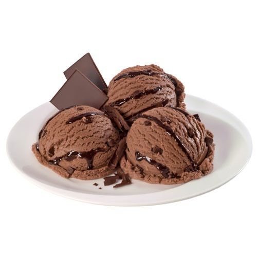 Delicious And Mouth Melting With No Artificial Color Added Fresh Chocolate Ice Cream 