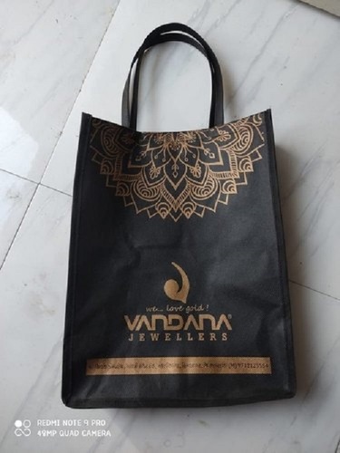 हैंडल के साथ, ले जाने में आसान, वजन का लंबा टिकाऊ, आरामदायक और पुन: प्रयोज्य गैर बुना हुआ बैग