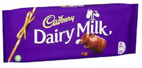 Hygienic Prepared Good For Health Sweet Taste Cadbury Dairy Milk Chocolate