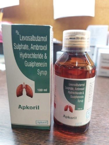 Levosalbutamol Sulphate, Ambroxol Hydrochloride And Guaiphenesin Syrup