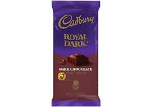 Brown Rich In Aroma Smooth Mouth Melting Sweet Taste Cadbury Royal Dark Chocolate