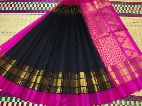 Simple And Elegant Designed Perfect Look To Wear Stylish Korvai Silk Saree For Ladies