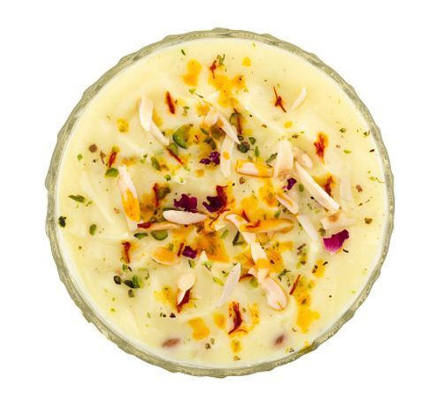 Traditional Maharashtra Dish Thick Creamy Texture Shrikhand, Strained Yoghurt