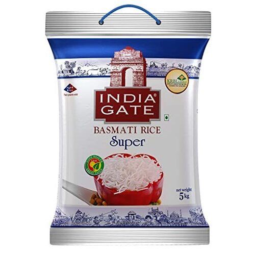 100 Percent Healthy And Fresh Long Grain White India Gate Super Basmati Rice 