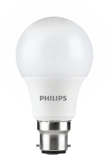 White 7 Watt , Cool Day Light Low Energy Consumption And Light Weight Round Led Bulb 