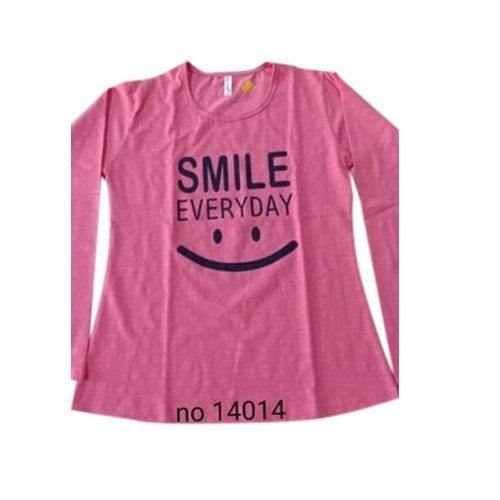 Ladies Cotton Round Breathable Skin Friendly Wrinkle Free Stylish Look Modern Full Sleeve T Shirt Age Group: 18 Ago