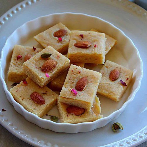 Healthy Yummy Tasty Delicious High In Fiber And Vitamins 100% Milk Badam Burfi