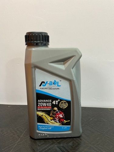 High Performance Advanced Synthetic Two Wheeler Advance 4T 20W40 Engine Oil Ash %: 1.0%