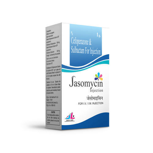 Liquid Cefoperazone + Sulbactam Jasomycin Injection 1 Gm 