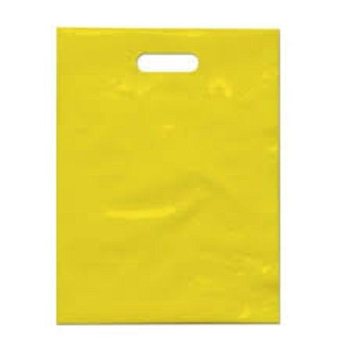 Pvc Light Weight And Disposable Yellow Handle Woven Carry Bags For Shopping Use