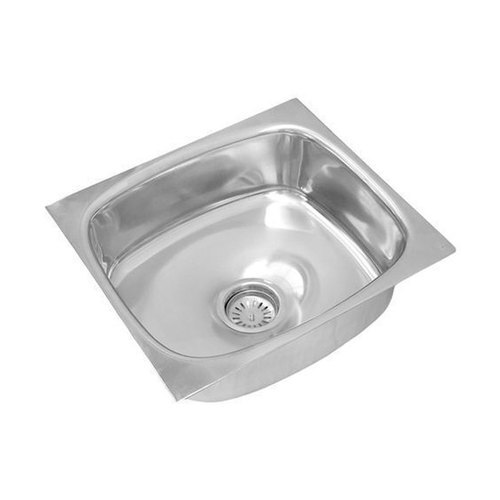 Grey Long Lasting And Durable Stainless Steel Kitchen Sink Ideal For Home Purpose