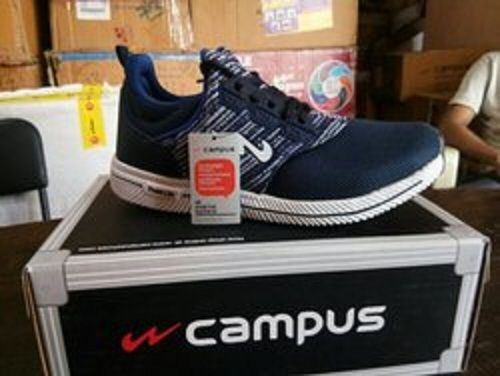 Men Light Weight Breathable Casual Wear Slip Resistance Navy Blue Sports Shoe