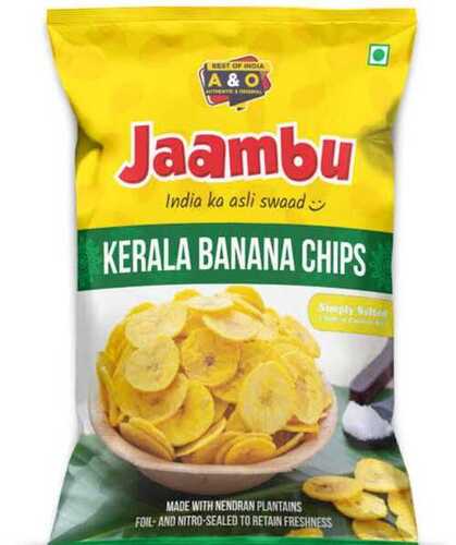 Mouth Melting And Crunchy Fresh And Tasty Yellow Jaambu Kerala Nendran Banana Chips Processing Type: Baked