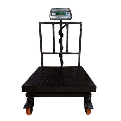 Plchqw - Electronic Platform Wheeler Scale With Wheel Lock Option Accuracy: 10 / 50 Gm Gm