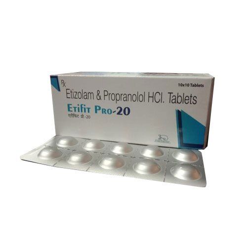 Propranolol Hcl Etifit Pro 20 Tablets  General Medicines