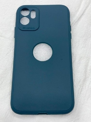 Scratch And Crack Resistant Light Weight Strong Matt Blue Mobile Back Cover Body Material: Rubber