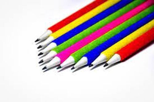 Velvet Multi Colors Wood Graphite Pencil