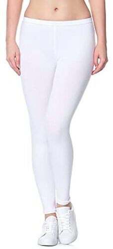 White  Soft Perfect Fit Stretchable Comfortable Skin-Friendly Leggings 