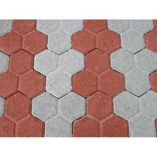 Rust Proof 30 Mm 0.25% Water Absorption Concrete Interlocking Tile For Flooring Use