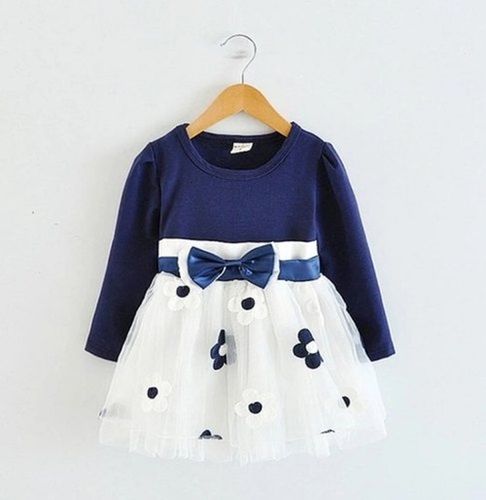 Designer Wear Soft Comfortable Breathable Beautiful And Stylish Cotton Baby Girl Dress 